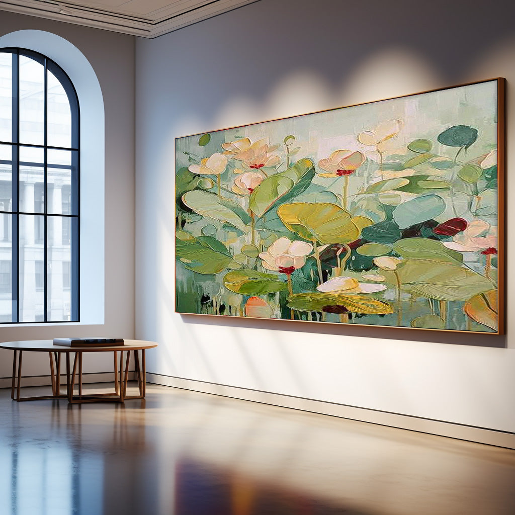Affordable Large Wall Art Colorful Textured Floral Acrylic Painting Original Modern Painting On Canvas For Living Room