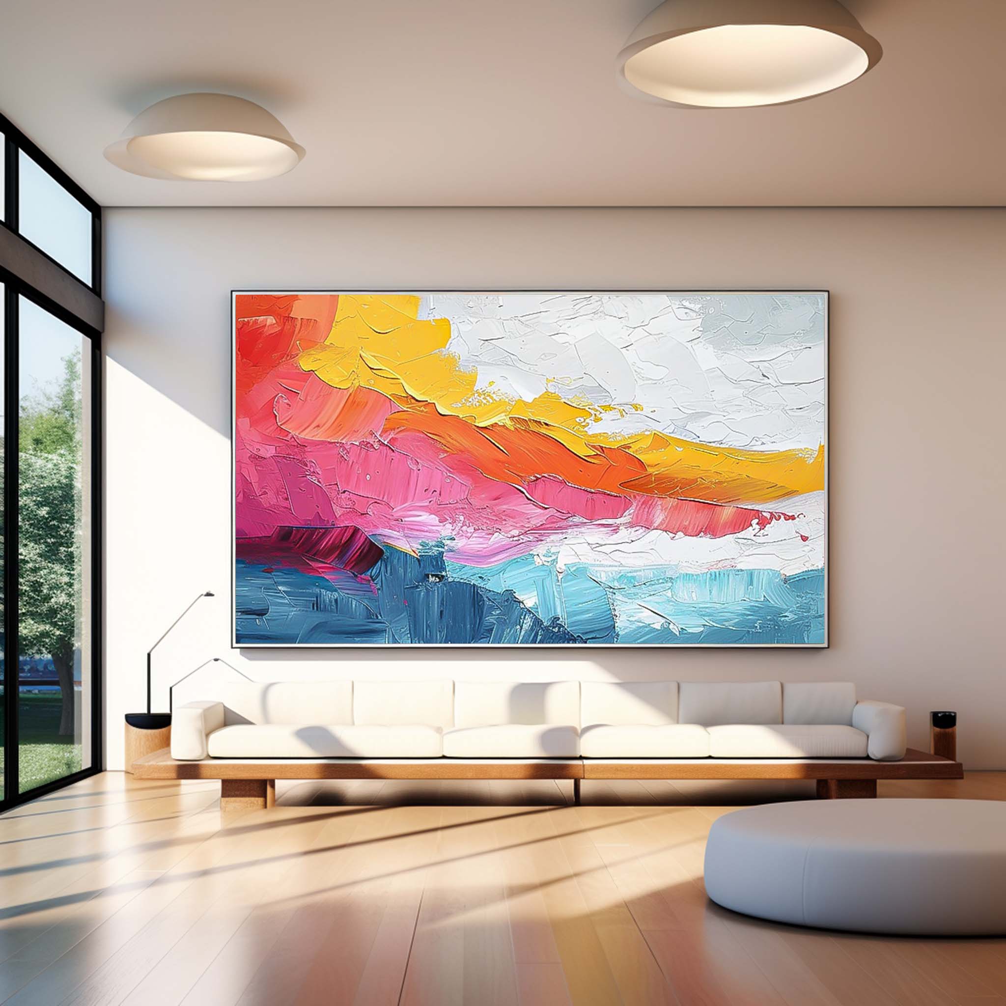 Vibrant Color Buy Abstract Paintings Online Original Wall Art Large Texture Abstract Oil Painting Home Decor