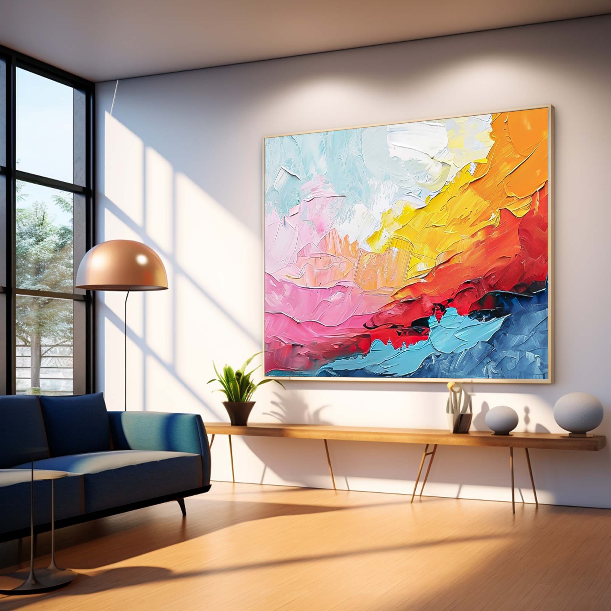 Texture Abstract Oil Painting Big Canvas Artwork Modern Acrylic Painting Original Wall Art Home decoration
