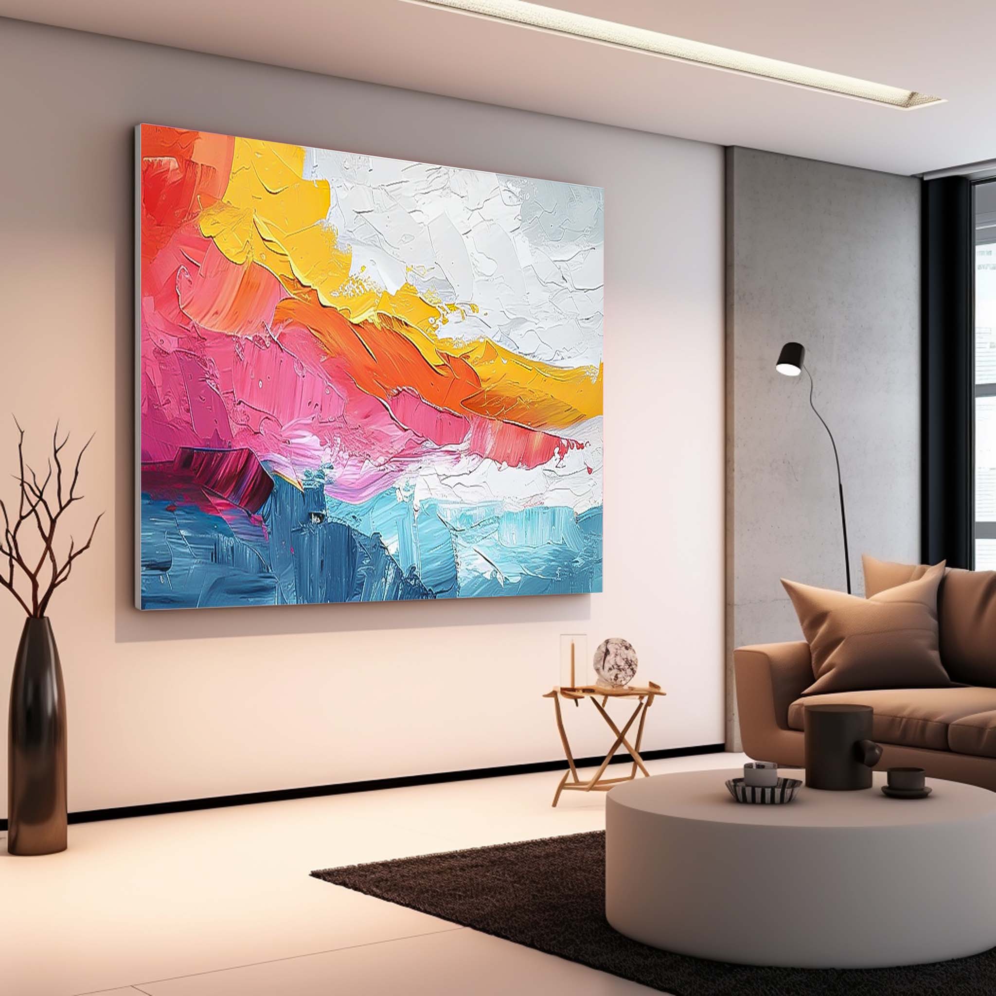 Vibrant Color Buy Abstract Paintings Online Original Wall Art Large Texture Abstract Oil Painting Home Decor
