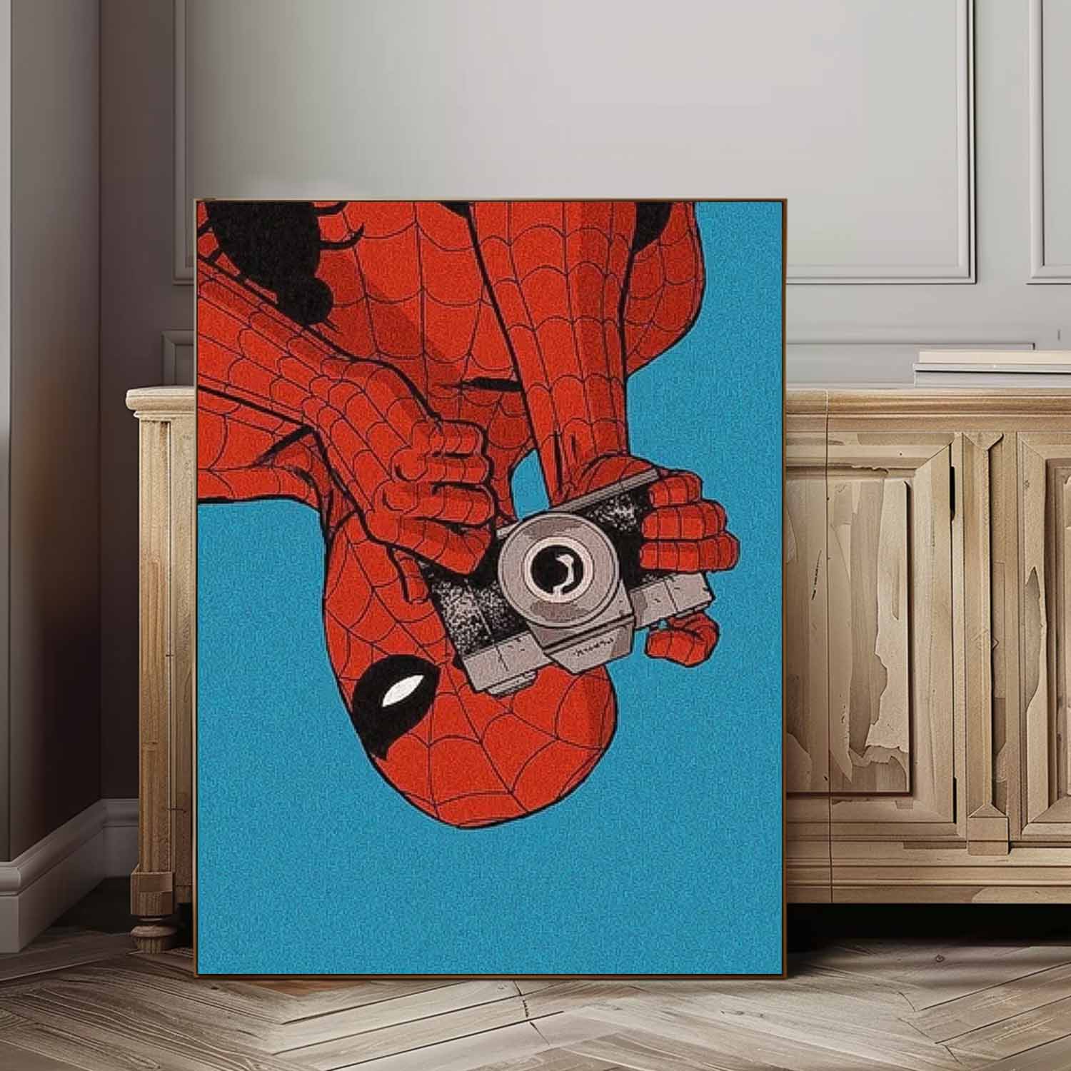 Contemporary Abstract Spider-Man Painting Famous Wall Art Marvel Comics Cute painting Home Decor