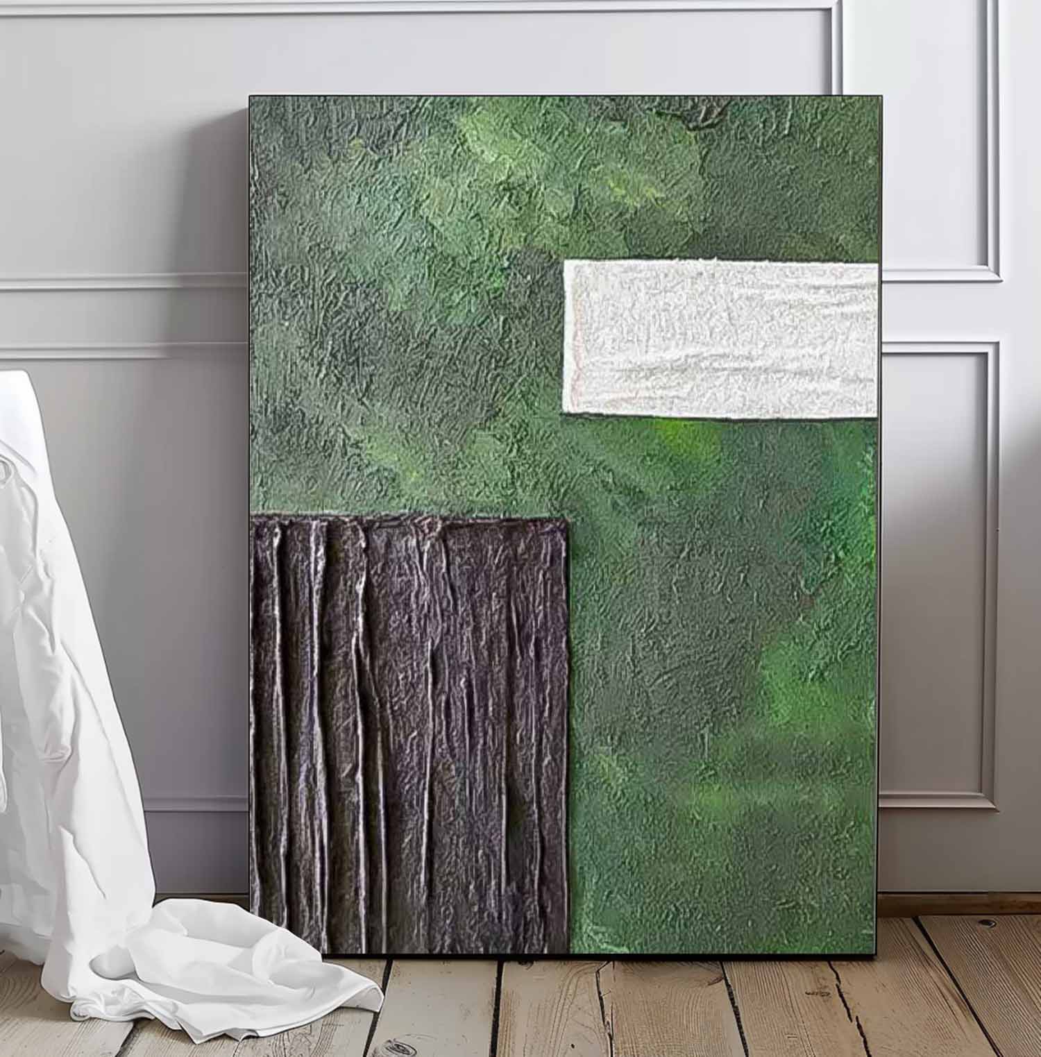 Minimalist Canvas Oil Painting Big Abstract Acrylic Painting Original Wabi-Sabi Wind Artwork Home Decor