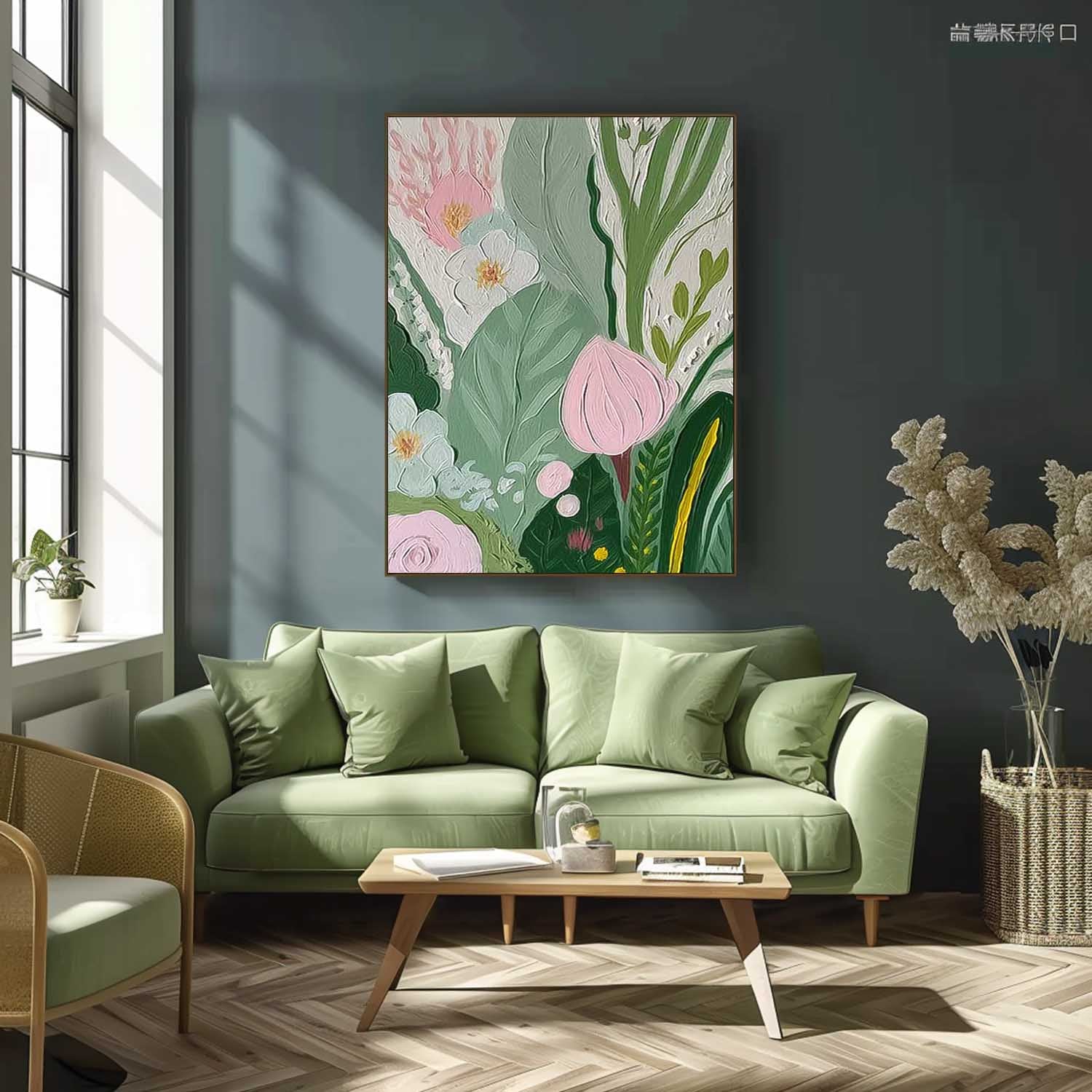 Original Modern Flowers Artwork Abstract Oil Painting On Canvas Impressionism Floral Wall Art Home Decor