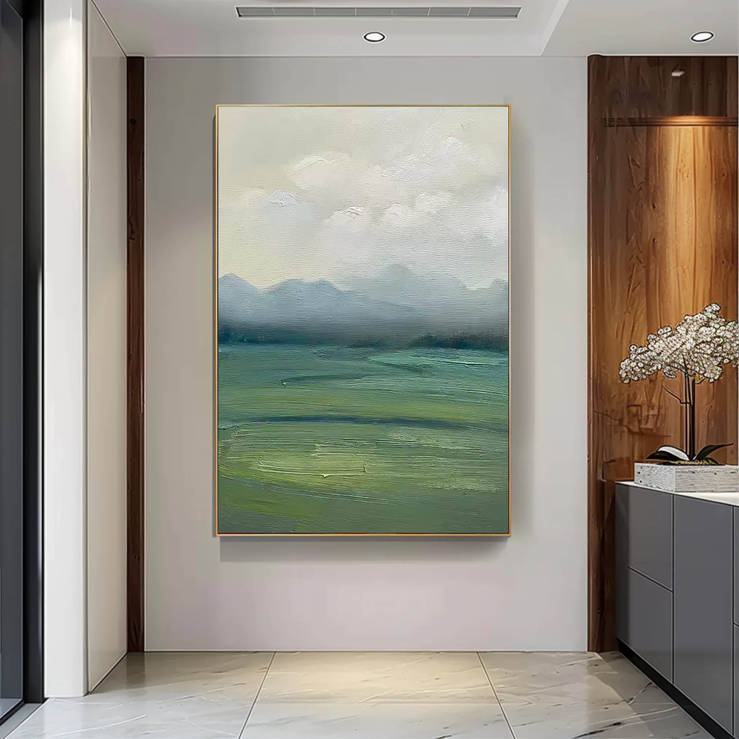 Large  Landscape Oil Painting On Canvas Abstract Scenery Wall Art Acrylic Painting Home Decor