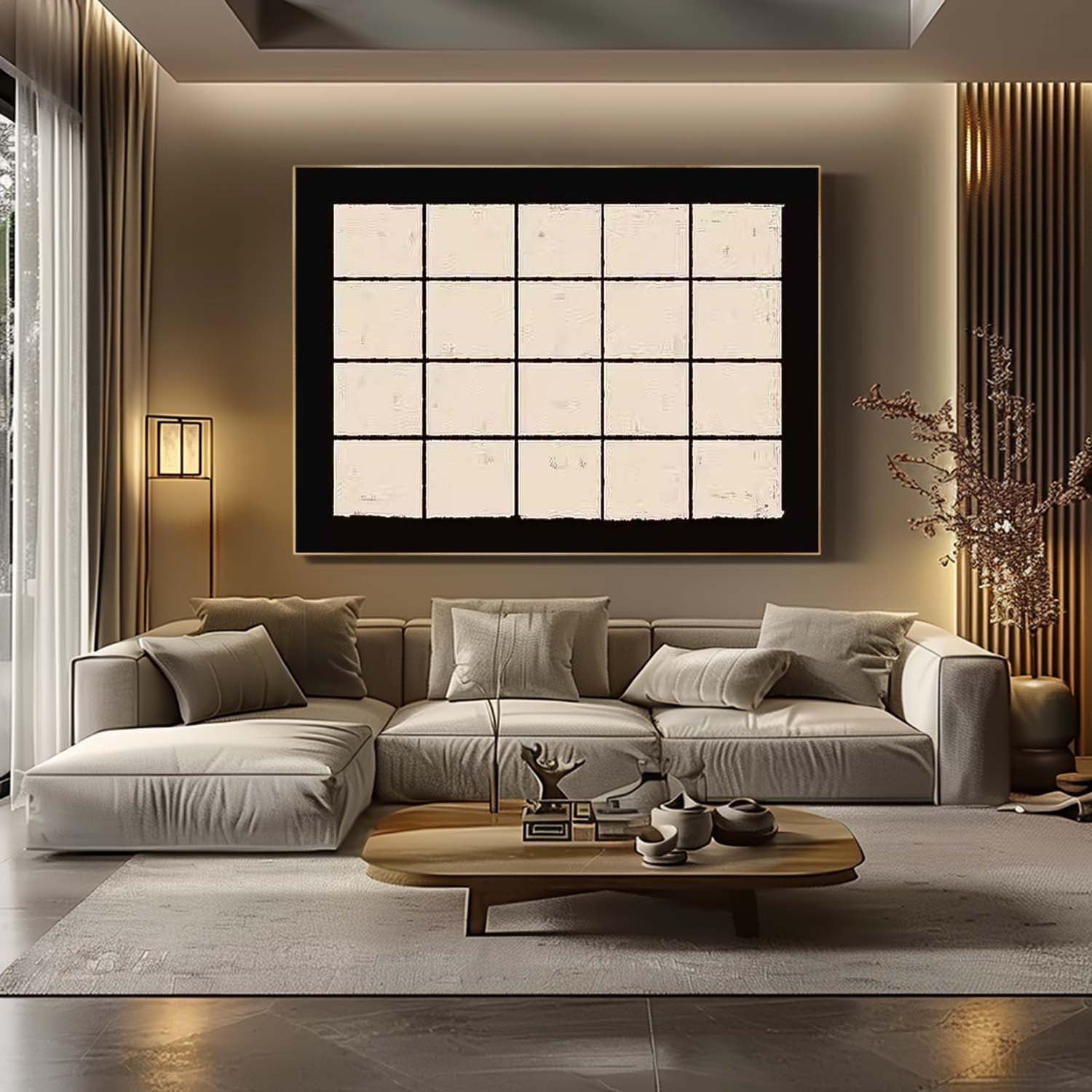 Geometry Large Wall Art Texture Abstract Oil Painting Original Minimalist Abstract Acrylic Painting Home Decor