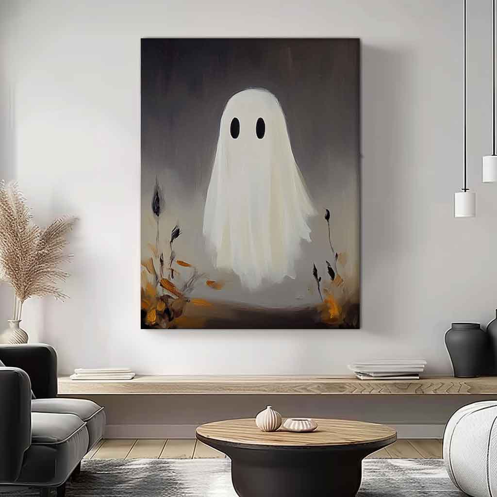 High Quality Original Artwork Large Modern Acrylic Painting On Canvas Cute Ghost Abstract Oil Painting