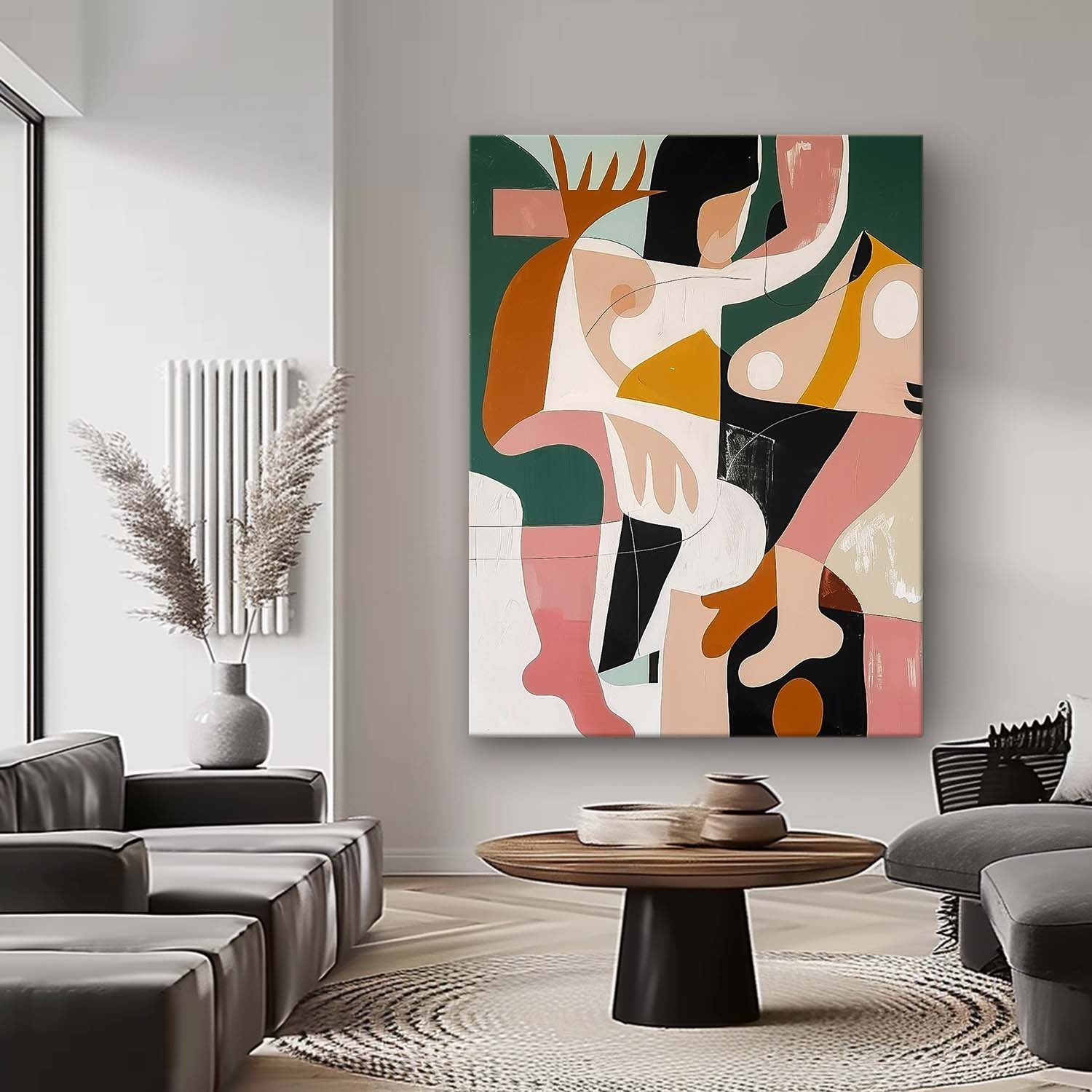 Textured Oil Acrylic Painting Original Luxury Painting Picasso Style Art Large Abstract Colorful Paintings On Canvas