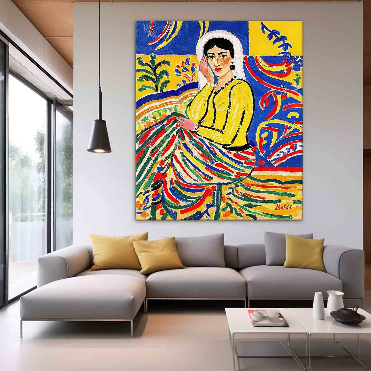 Beautiful Girl In A Romantic Vintage Style Gorgeous Original Modern Wall Art Woman In Gold Painting Artwork