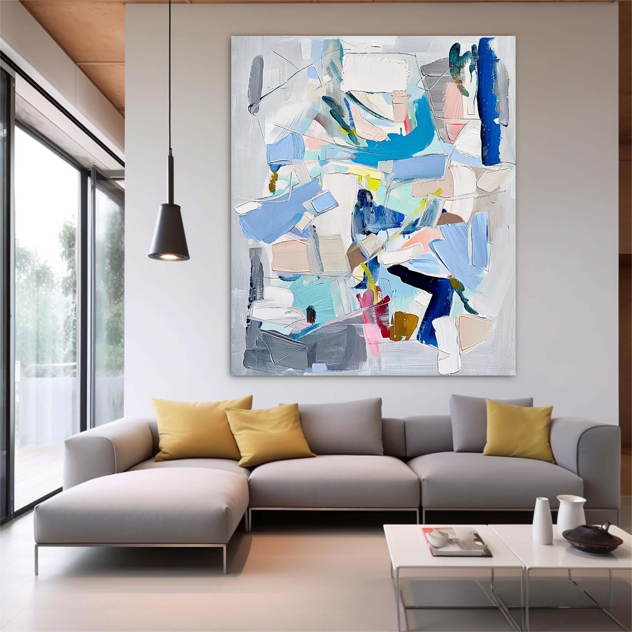 Big Amazing Abstract Art Thick Texture Large Art Modern Abstract Artwork Original Oil Painting On Canvas For Living Room