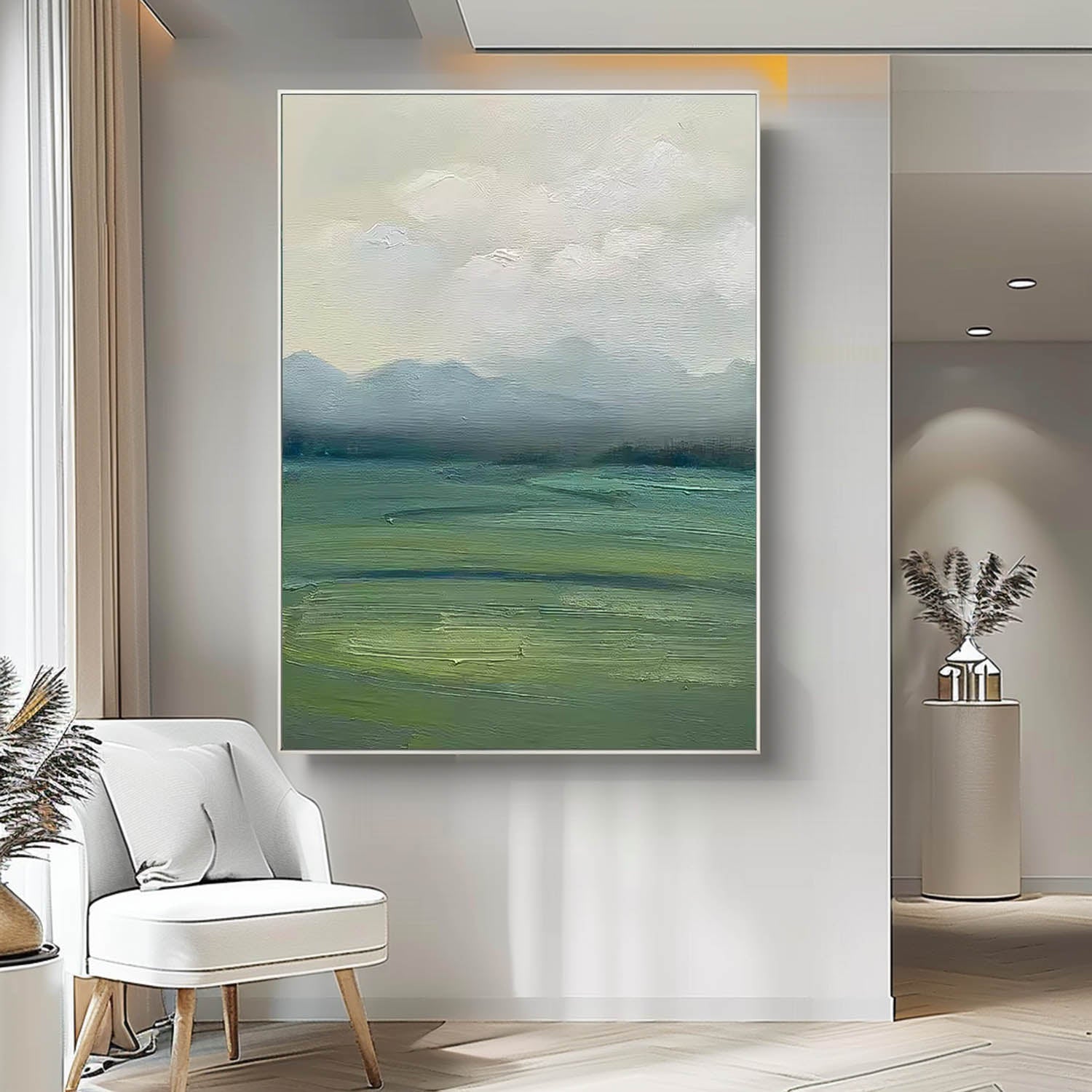 Large  Landscape Oil Painting On Canvas Abstract Scenery Wall Art Acrylic Painting Home Decor