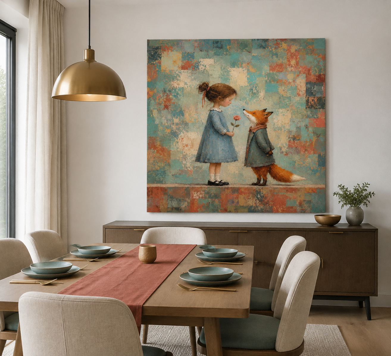 Whimsical Animal Wall Art For Nursery And Living Room Modern Decor