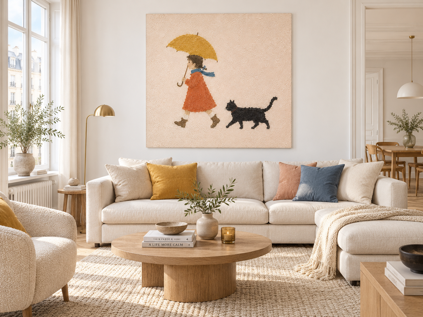 Whimsical Wall Art For Nursery And Kids Room With Textured Finish