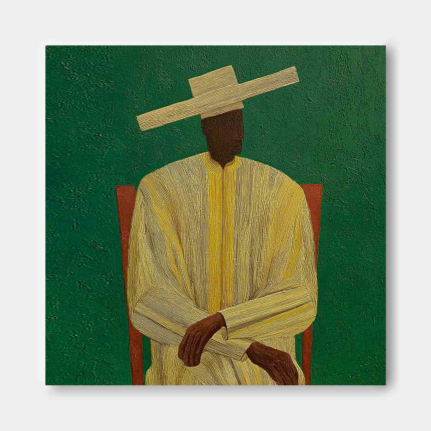 Surrealist Man Oil Painting Romantic Figurative Art Palette Knife Acrylic Painting Large Figure Wall Art Decor