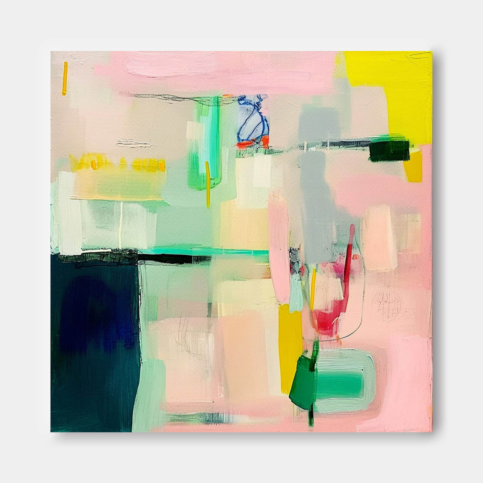 Warm Color Abstract Painting Canvas Original Abstract Art For Sale Contemporary New Painting Home Decor