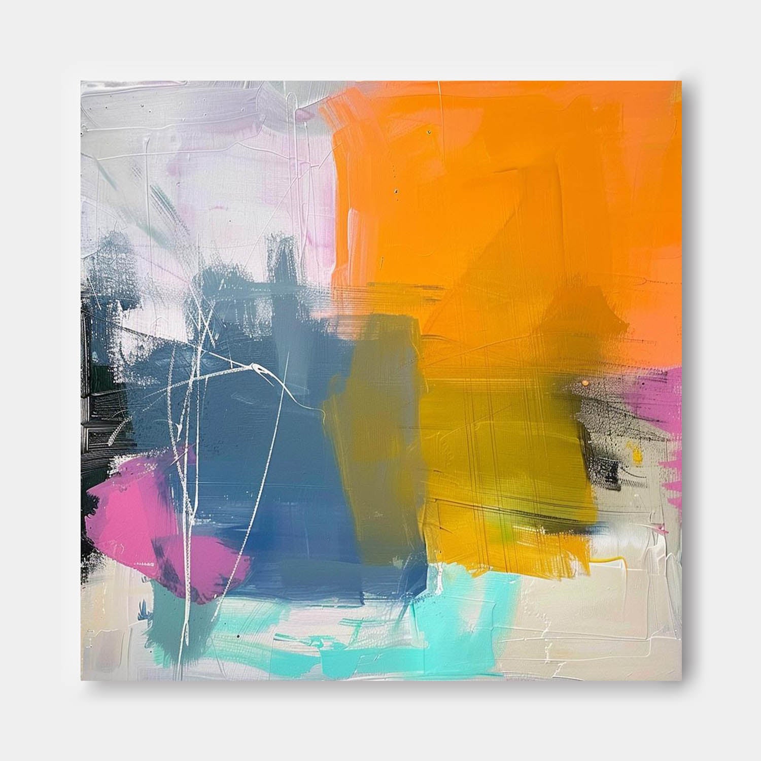 Graffiti Texture Painting Abstract Oil Painting Modern Abstract Acrylic painting Original Artwork Home Decor