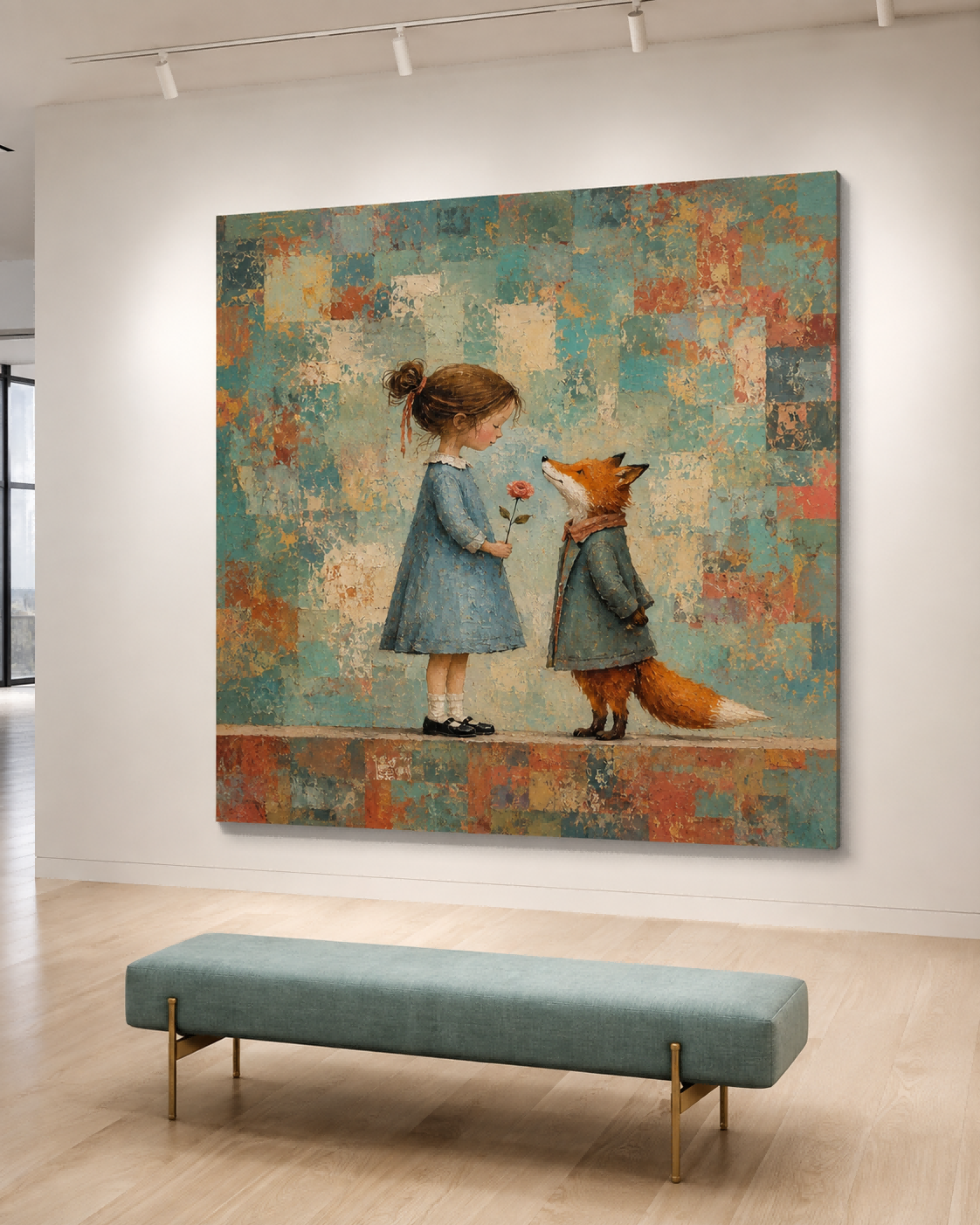 Whimsical Animal Wall Art For Nursery And Living Room Modern Decor