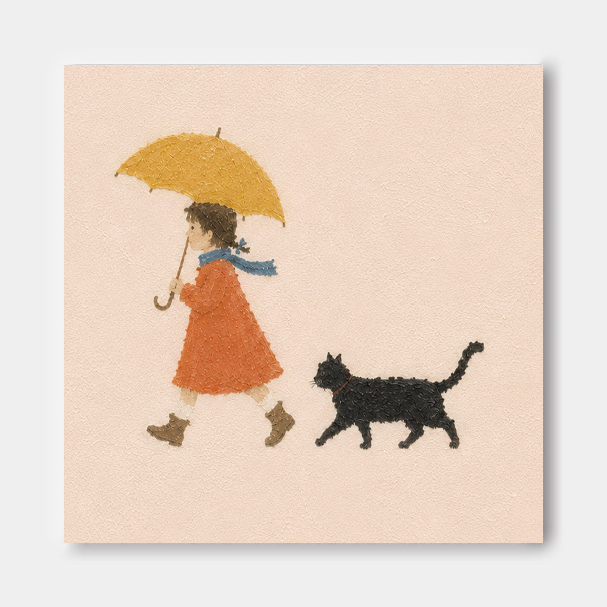 Whimsical Wall Art For Nursery And Kids Room With Textured Finish