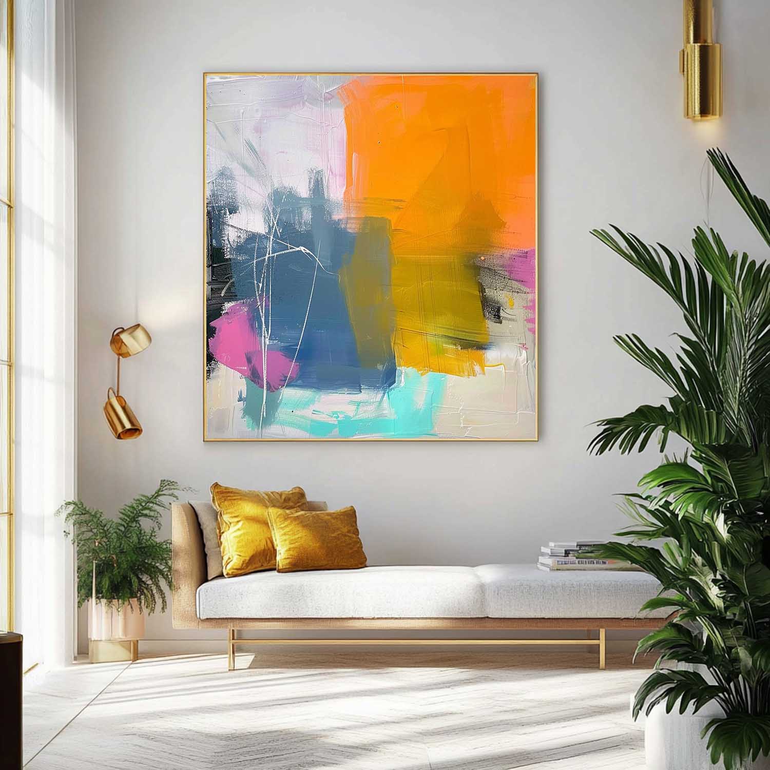 Graffiti Texture Painting Abstract Oil Painting Modern Abstract Acrylic painting Original Artwork Home Decor