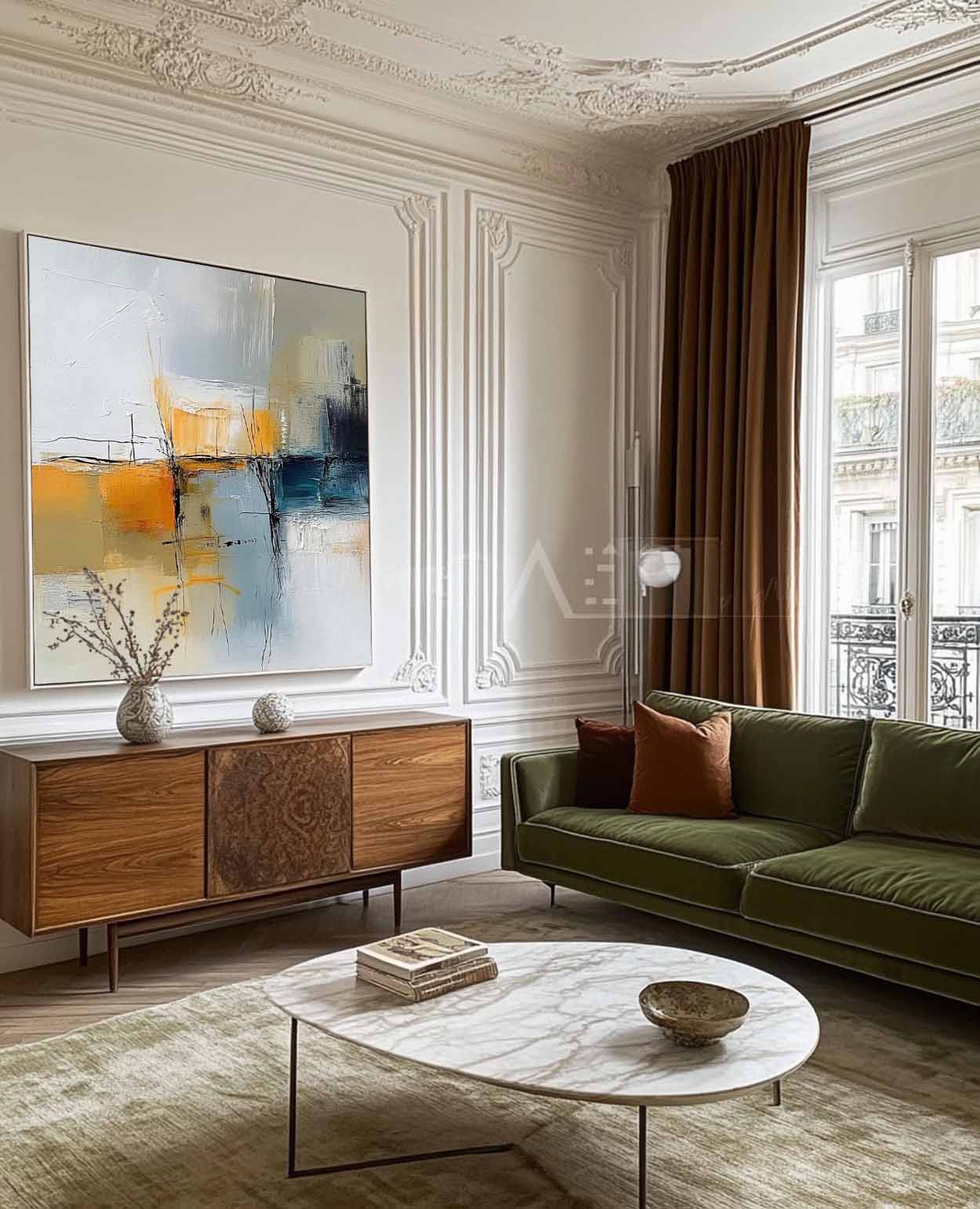 Modern Minimalist Textured Artwork Large Abstract Oil Painting Original Hand-painted Canvas Wall Art