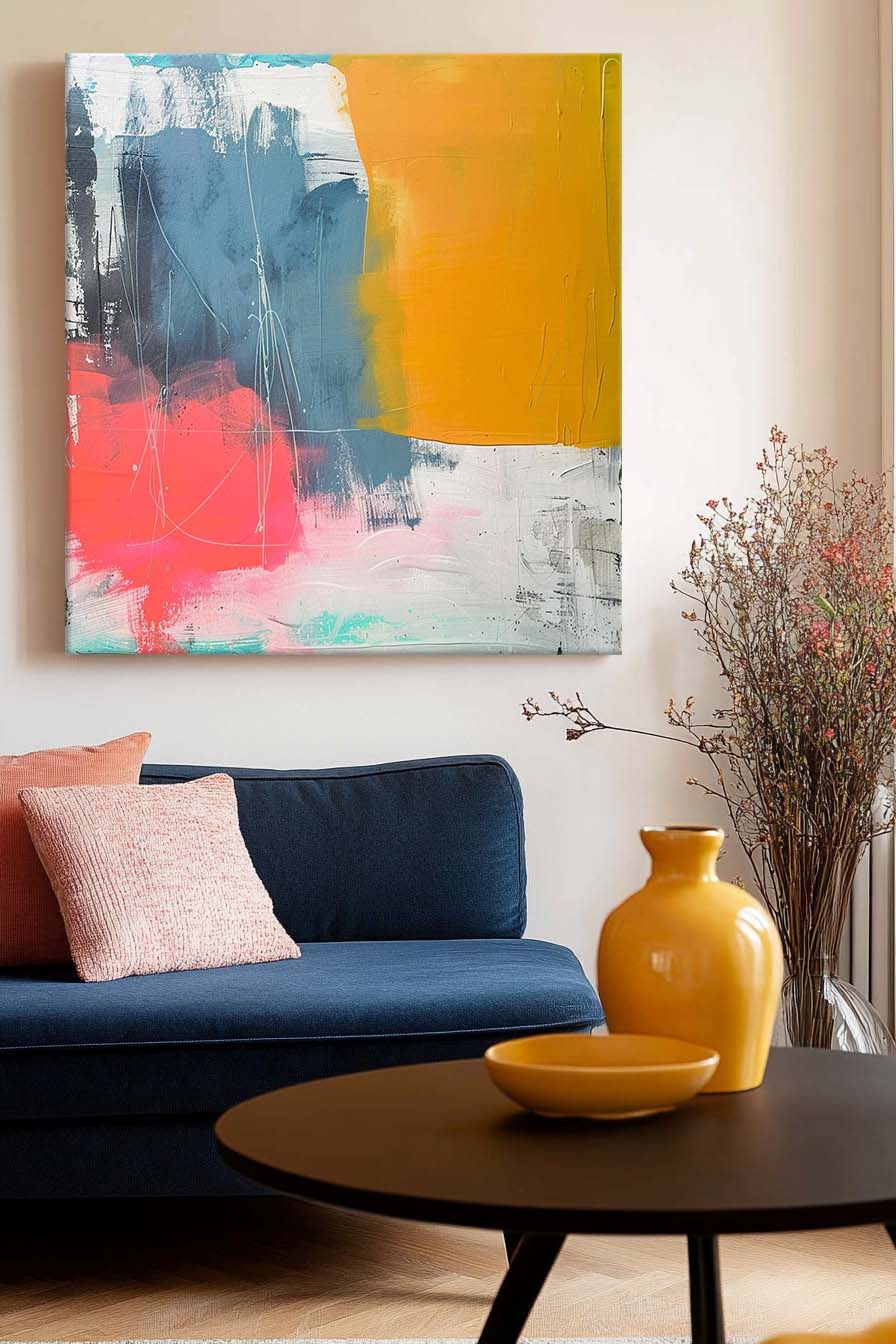 Modern Abstract Acrylic painting Graffiti Texture Painting Abstract Oil Painting Original Artwork Home Decor