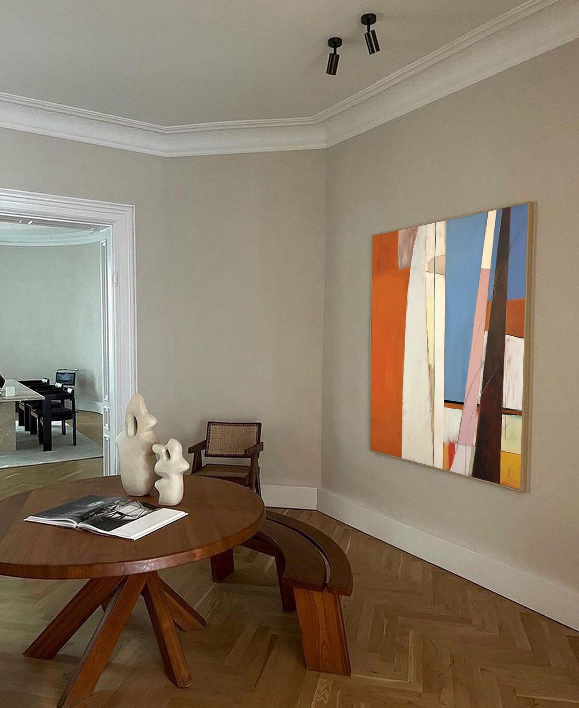 Bright colors Abstract Oil Painting On Canvas Large Original Painting Modern Wall Art For Living Room