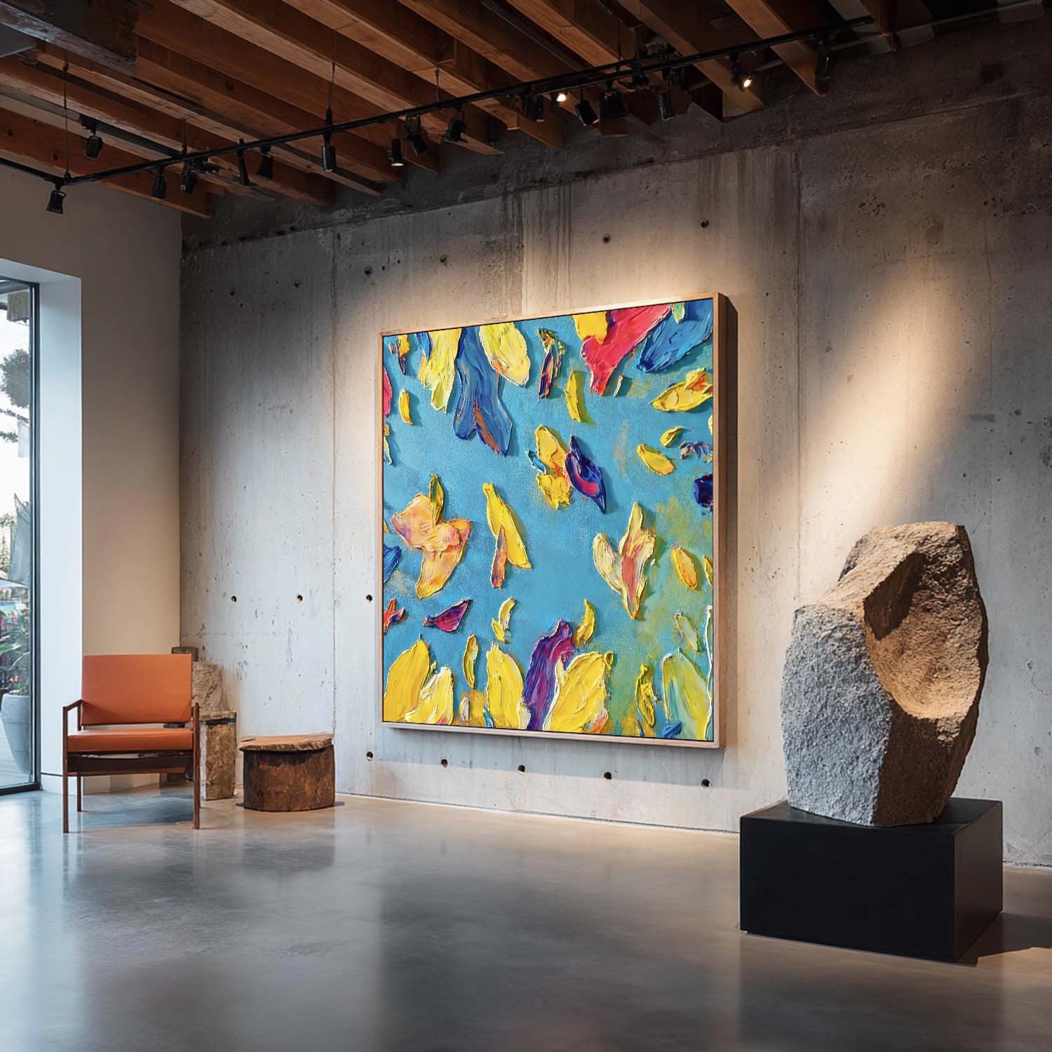 Abstract Canvas Art #AB773