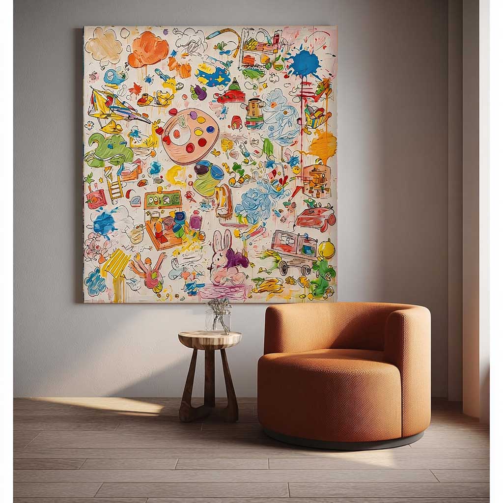 Abstract Canvas Art #AB799