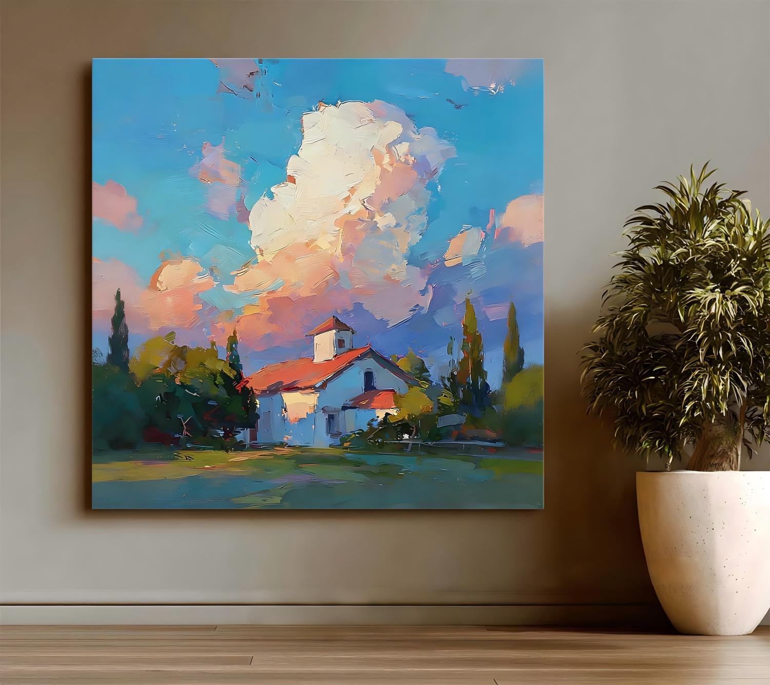 Landscape Canvas Art #LA095