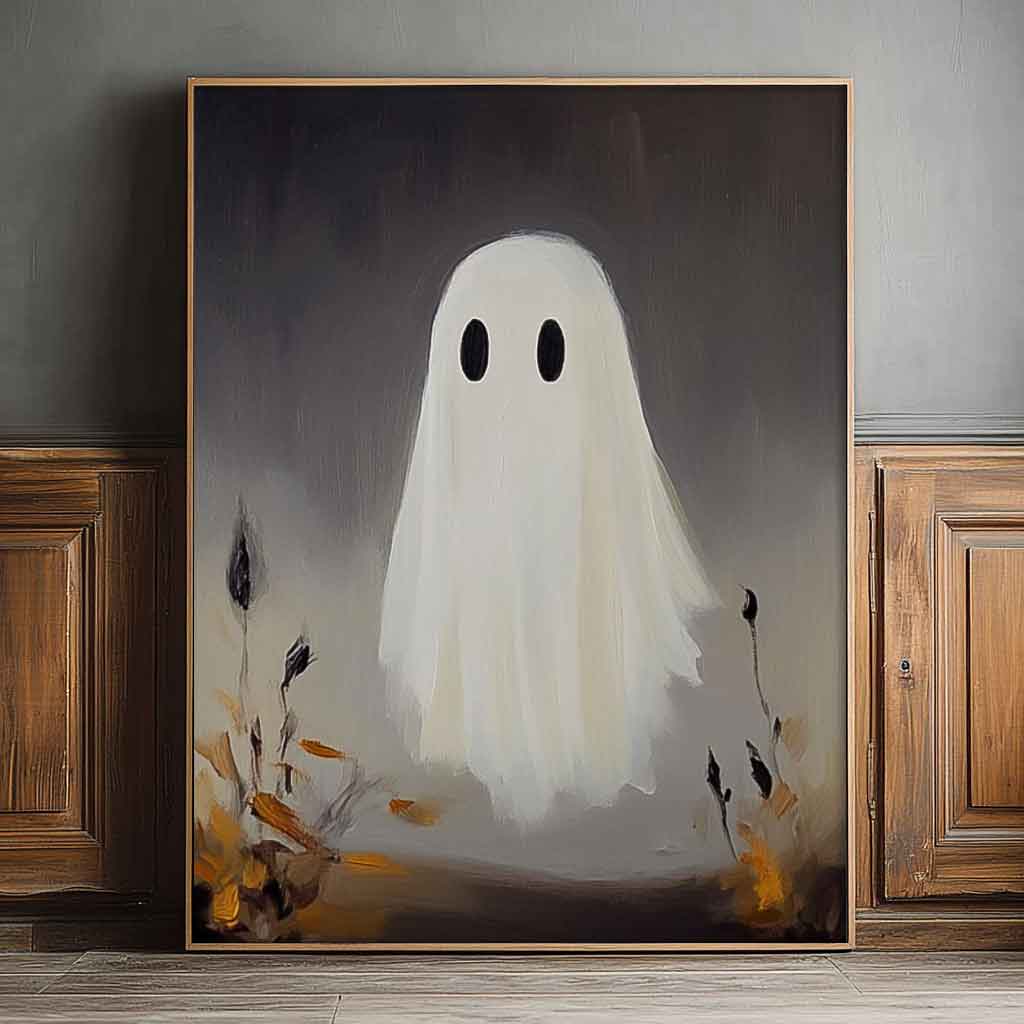 High Quality Original Artwork Large Modern Acrylic Painting On Canvas Cute Ghost Abstract Oil Painting