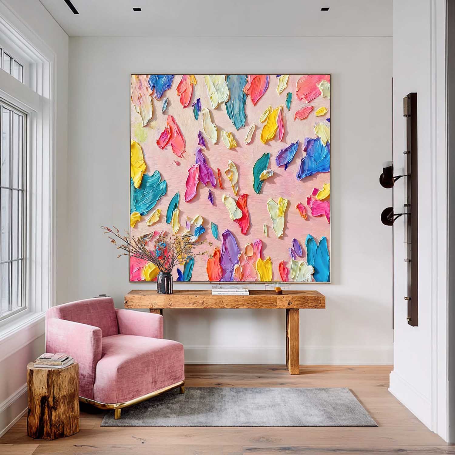 Abstract Canvas Art #AB774