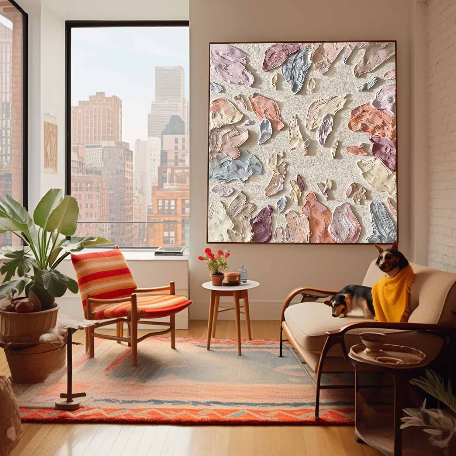 Abstract Canvas Art #AB775