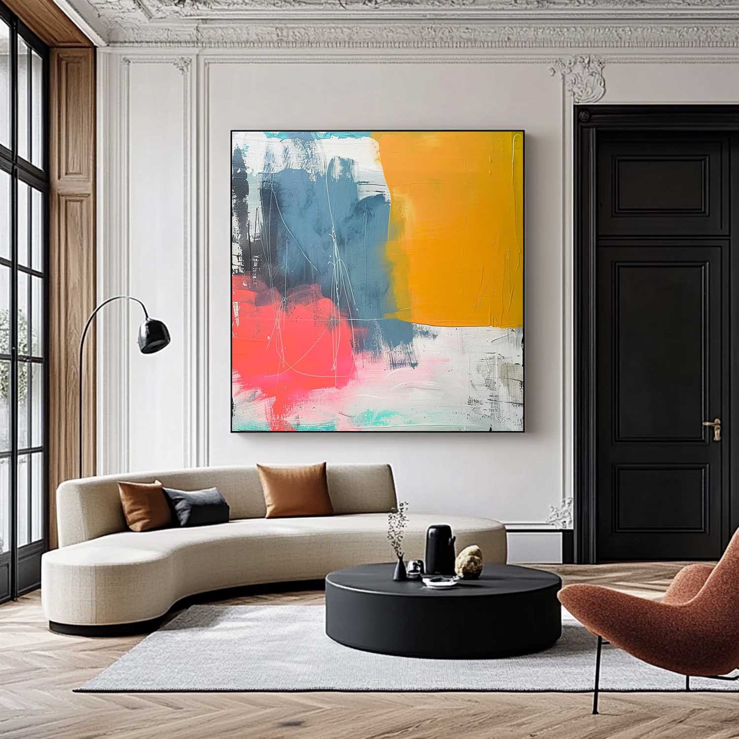 Modern Abstract Acrylic painting Graffiti Texture Painting Abstract Oil Painting Original Artwork Home Decor