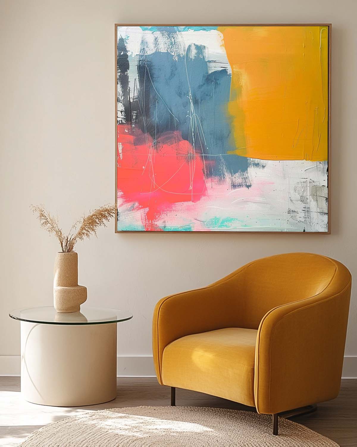 Modern Abstract Acrylic painting Graffiti Texture Painting Abstract Oil Painting Original Artwork Home Decor