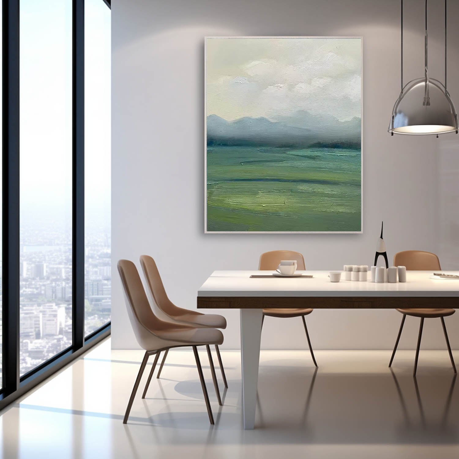 Large  Landscape Oil Painting On Canvas Abstract Scenery Wall Art Acrylic Painting Home Decor