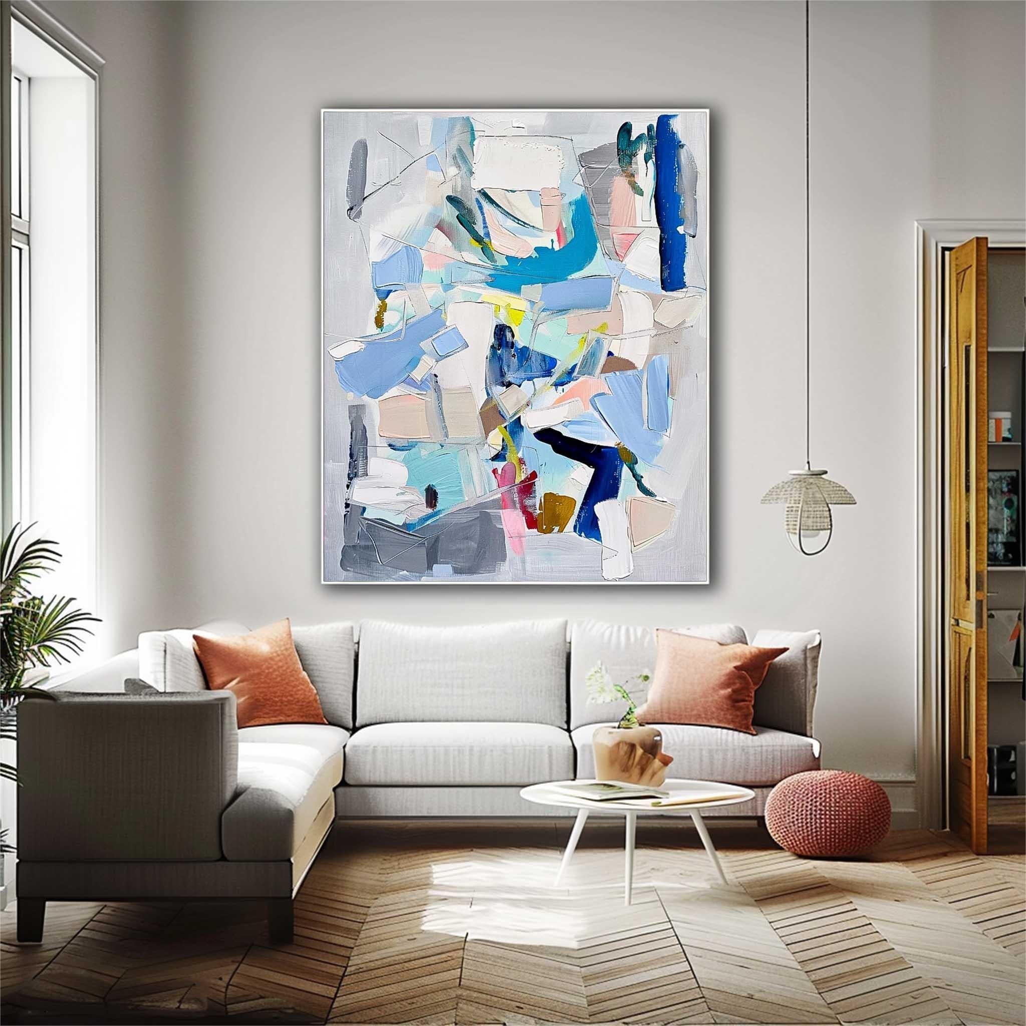 Big Amazing Abstract Art Thick Texture Large Art Modern Abstract Artwork Original Oil Painting On Canvas For Living Room