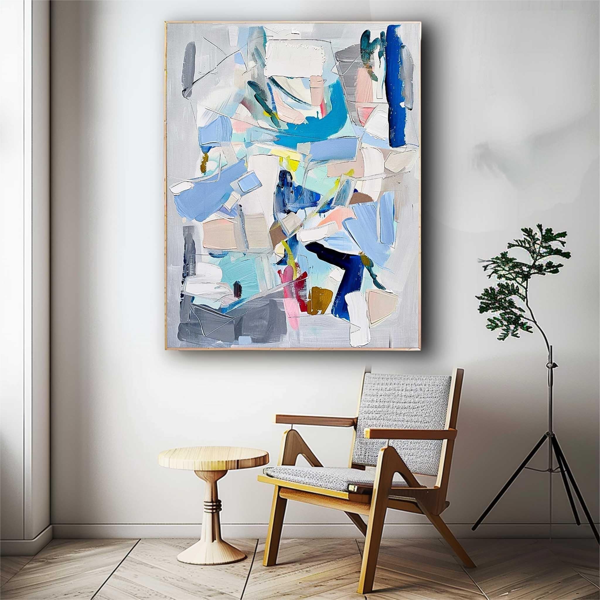 Big Amazing Abstract Art Thick Texture Large Art Modern Abstract Artwork Original Oil Painting On Canvas For Living Room