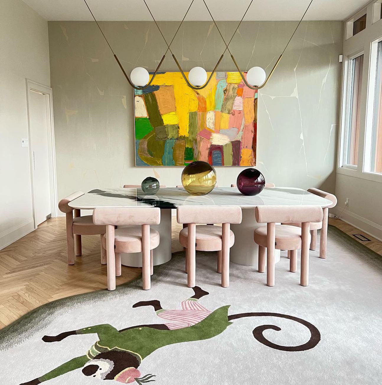 Large Abstract Oil Painting On Canvas Vibrant Colorful Modern Acrylic Painting Original Wall Art Home Decoration