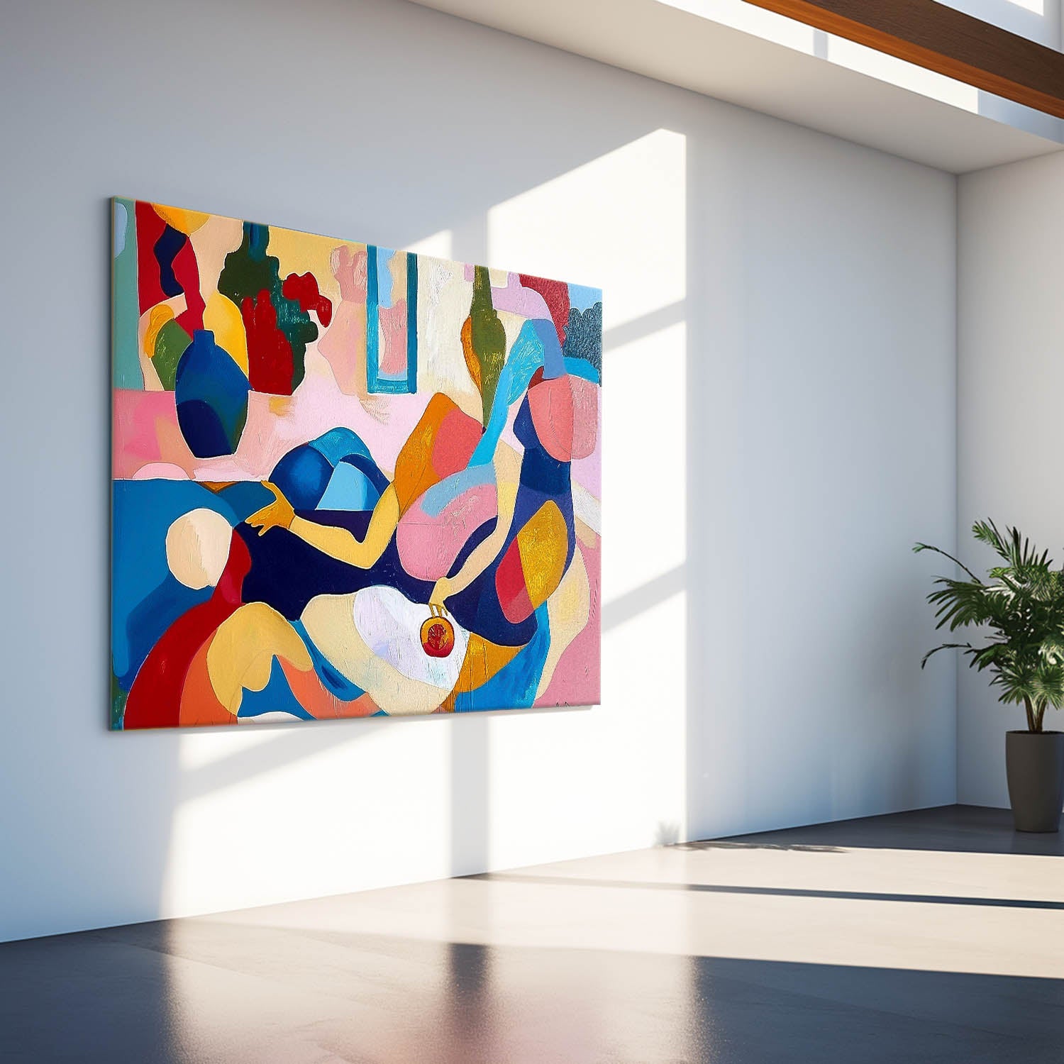 Large Wall Art Original Famous Painting Abstract Colored Figures Oil Painting on Canvas Modern Wall Art Home Decor Picasso Art