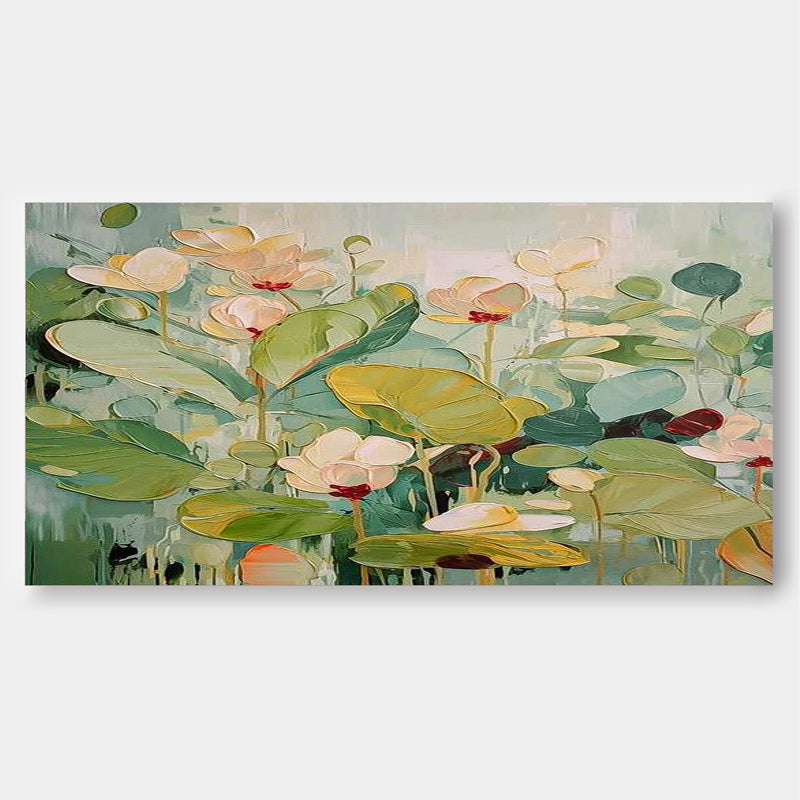 Affordable Large Wall Art Colorful Textured Floral Acrylic Painting Original Modern Painting On Canvas For Living Room