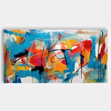 Large colorful Acrylic Painting Original Oil Painting On Canvas Modern Abstract Living Room Wall Art