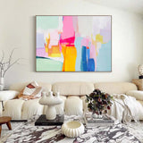 Abstract Painting On Canvas  Original Abstract Canvas Wall Art  Large Oil Painting On Canvas  Contemporary Painting For Living Room