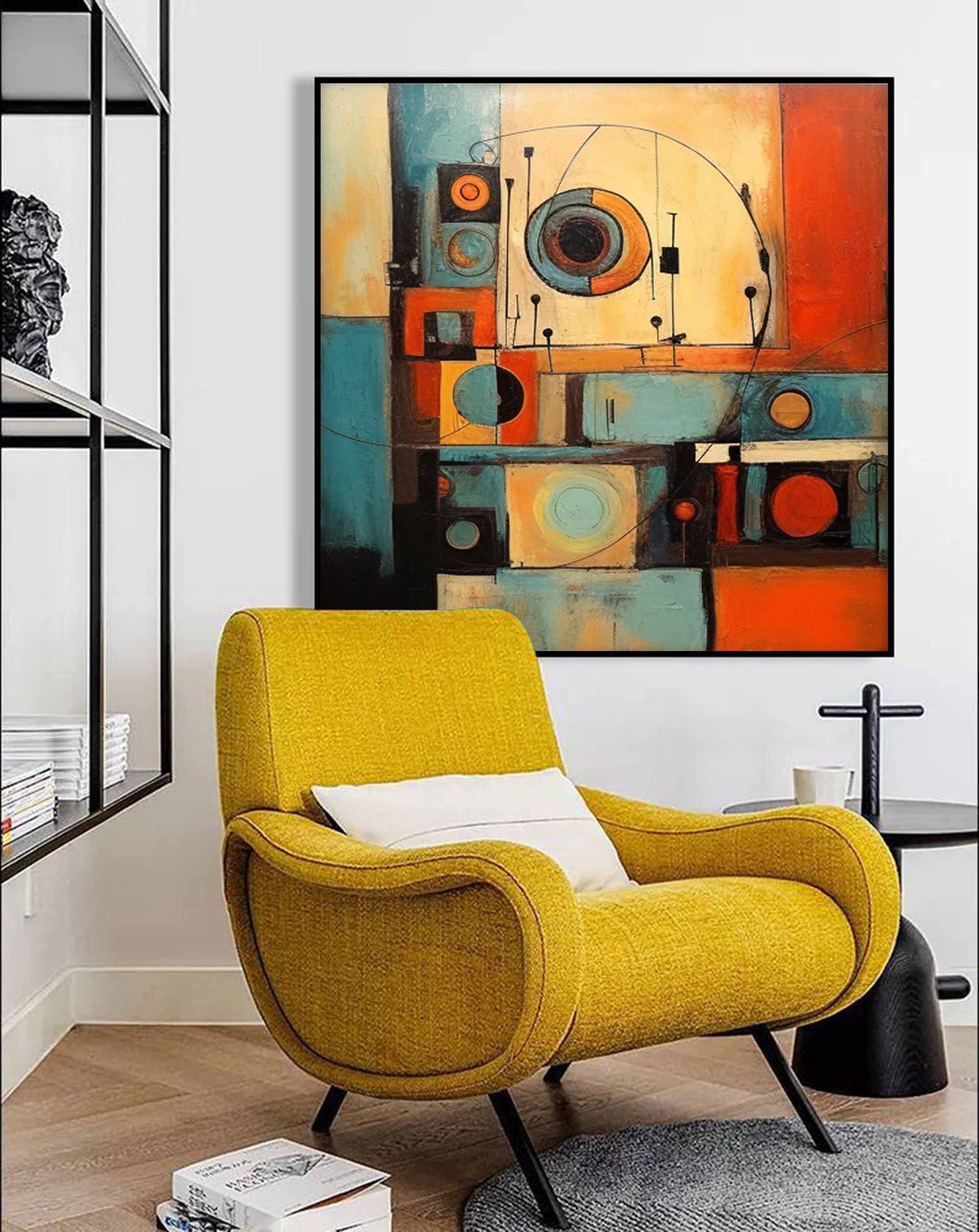 Color Original Large Abstract Acrylic Painting On Canvas Abstract Graffiti Oil Painting Modern Wall Art Home Decor