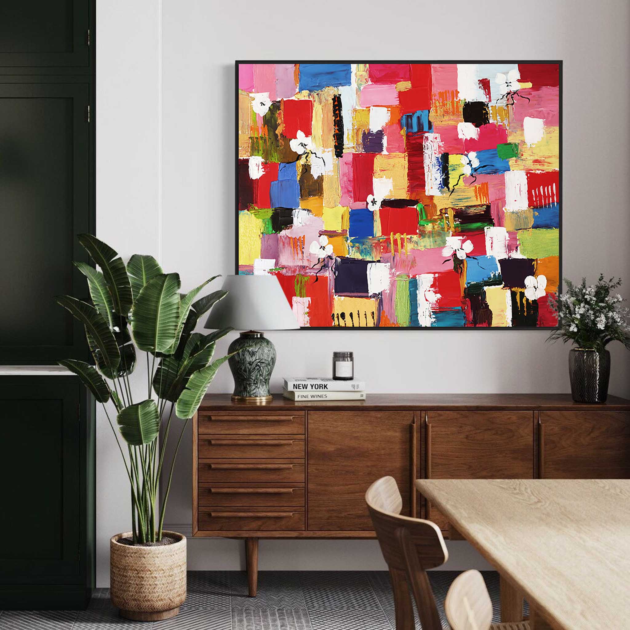 Abstract Canvas Art #AB255