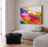 Original Wall Art Vibrant Color Buy Abstract Paintings Online Large Texture Abstract Oil Painting Home Decor