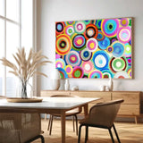 Modern Acrylic Painting Bright Colorful Large Abstract Oil Painting Original Wall Art Home Decoration