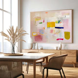 Original Wall Art Vibrant Pink Buy Abstract Paintings Online Large Cute Abstract Oil Painting For Living Room