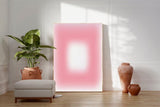 Pink Geometry Minimalist Canvas Oil Painting Large Abstract Acrylic Painting Original Living Room Wall Art