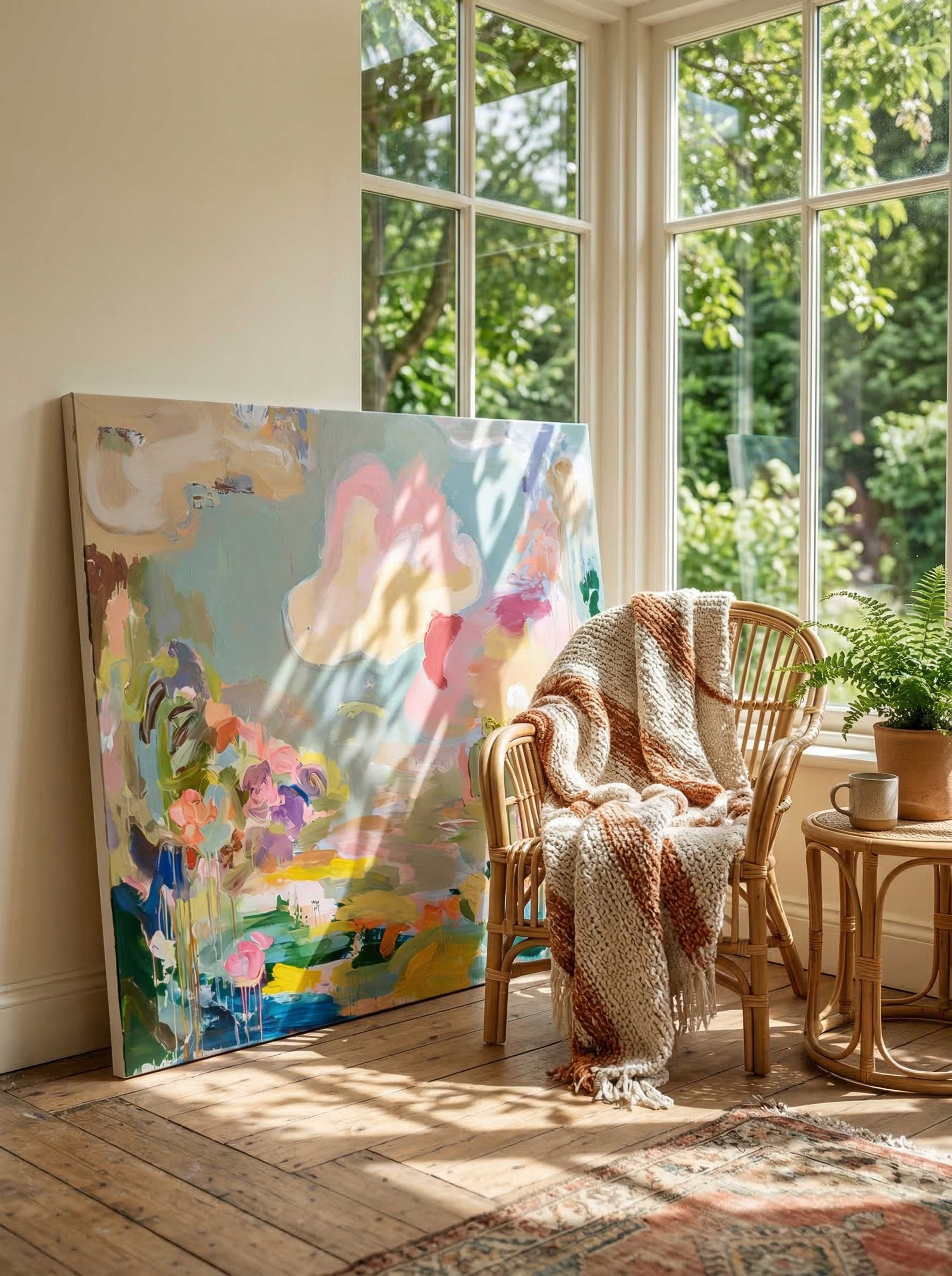 Abstract Canvas Art #AB793