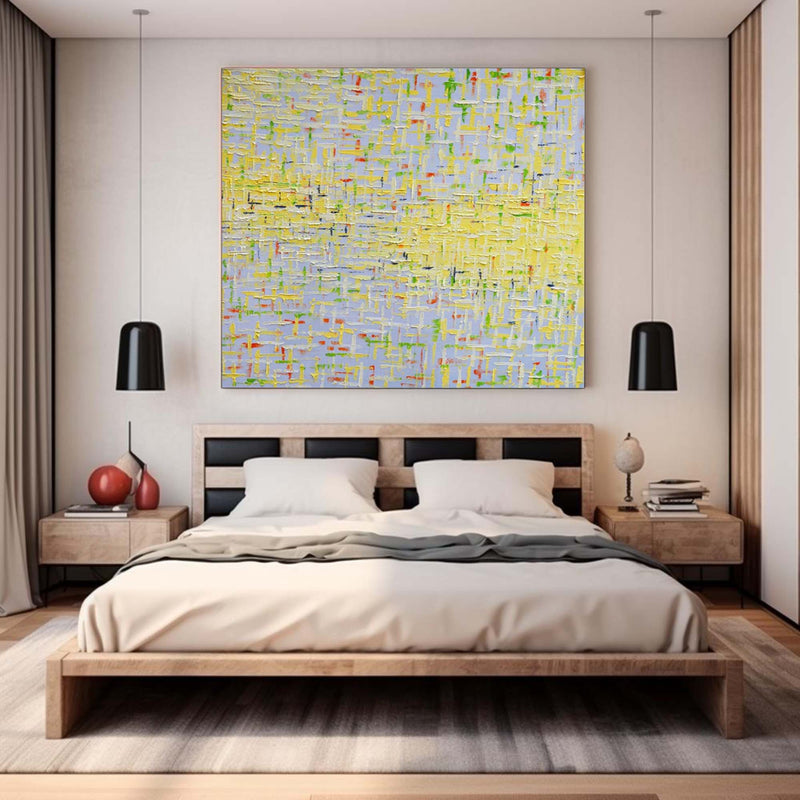 Square Color Original Abstract minimalist Oil Painting Abstract Acrylic Painting Large Wall Art Modern Art For Living Room