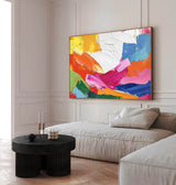 Original Wall Art Large Texture Abstract Oil Painting Vibrant Color Buy Abstract Paintings Online Home Decor